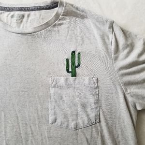 Old Navy | Cactus Pocket Soft Washed Short Sleeve Tee Shirt size Med
